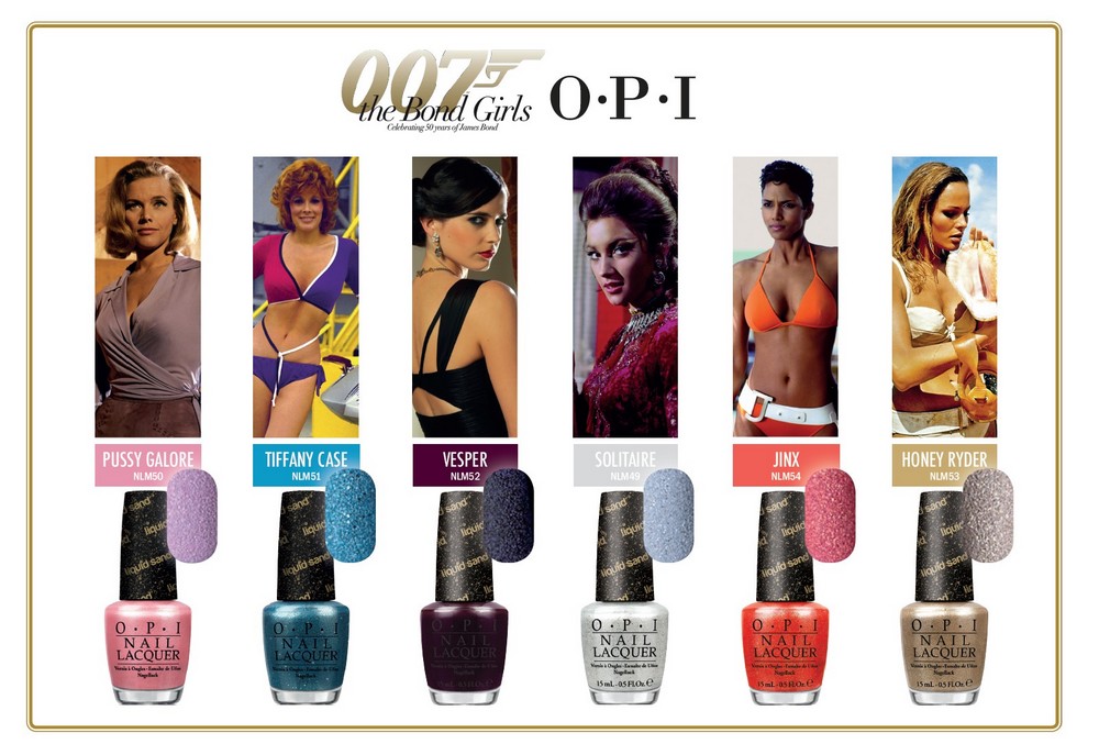 OPI collection Bond Girls